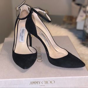 💖 Jimmy Choo Lucy Suede Pumps in Black  💖